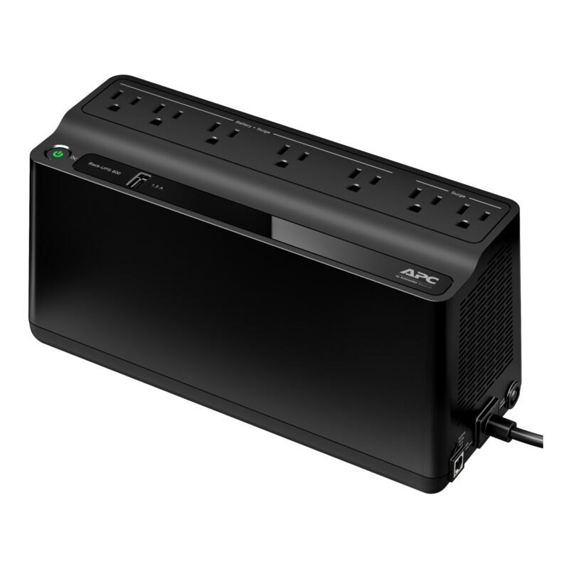 APC BE600M1 Offline, 330W, 600VA, Entrada 92-139V, Salida 120V, 7 Contactos - BE600M1-LM