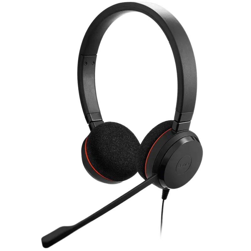 Audífonos Profesional Para Llamadas, Cableado, USB, Color Negro, Evolve 20 MS Stereo Jabra - 4999-823-109
