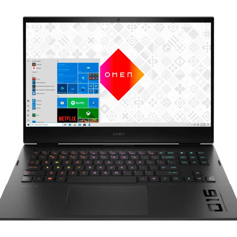 Laptop OMEN HP 16-C0503LA, AMD Ryzen 7 5800H, 16GB RAM DDR4, 512GB SSD M.2, Pantalla de 16" 144 Hz, Radeon RX 6600M 8GB, Windows 11 Home - 4A144LA#ABM