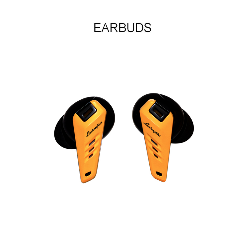 Auriculares Marca Lamborghini Modelo Bud Huracan 700 LB TWS Color Amarillo - LB-TWS700YEL