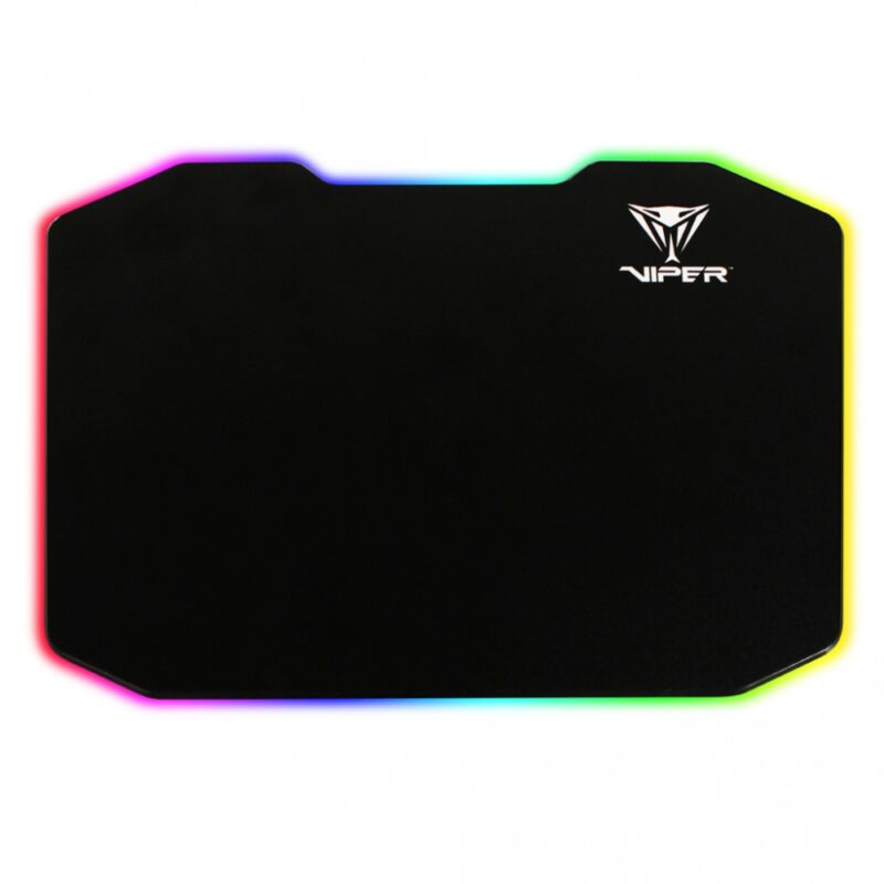 Mousepad Gamer Patriot Viper RGB, 24.2 x 35.3cm, Grosor 5.5mm, Negro - PV160UXK