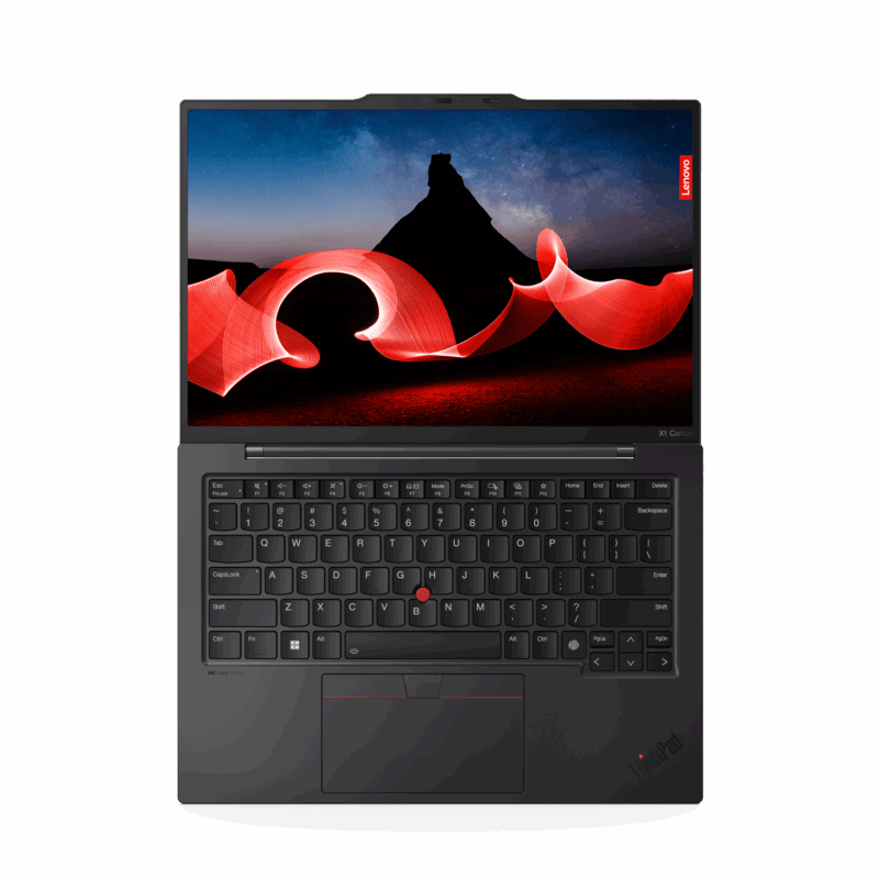 Laptop Lenovo ThinkPad X1 Carbon Gen 12, Intel Core Ultra 7 155U, 32GB Soldada LPDDR5x, 512GB SSD M.2, Pantalla de 14" WUXGA 1920x1200, Windows 11 Profesional y 3 años de garantía - 21KC00C5FJ