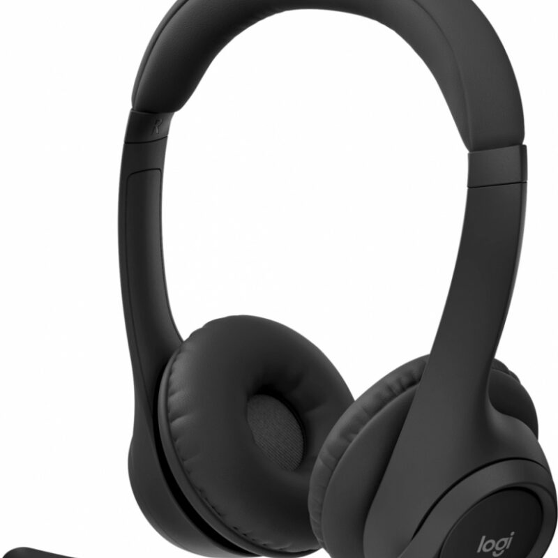 Logitech Audífonos con Micrófono Zone 300, Bluetooth, Inalámbrico, USB-C, Negro - 981-001406