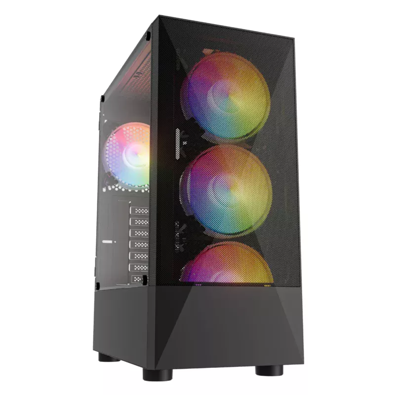 Case NSX VIPER + Fuente de Poder 650W 80PLUS Bronce ARGB - NSXVC08A13