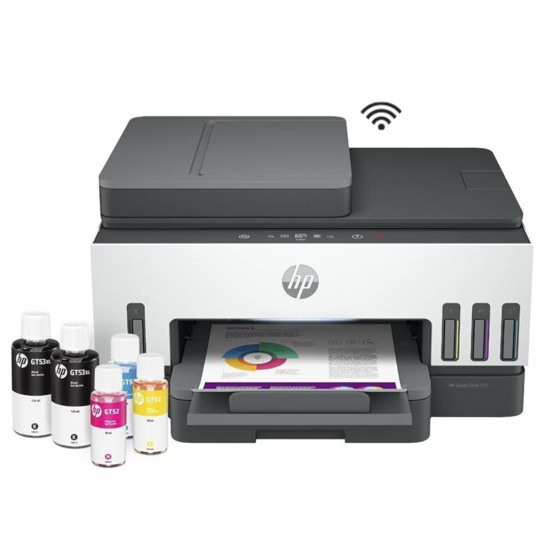 Impresora Multifuncional HP Smart Tank 790 AiO 1 USB Host/USB 2.0/Wi-Fi/Bluetooth LE/Ethernet/Fax – 4WF66A#AKY