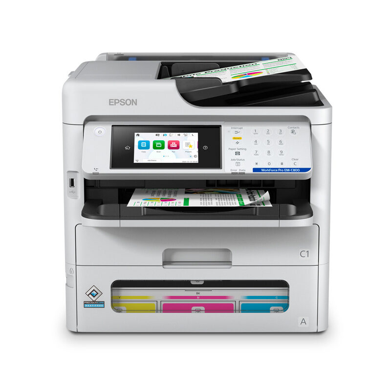 WorkForce Pro EM-C800 Impresora Multifuncional a Color USB/Ethernet/WIFI - Blanco - C11CK19301
