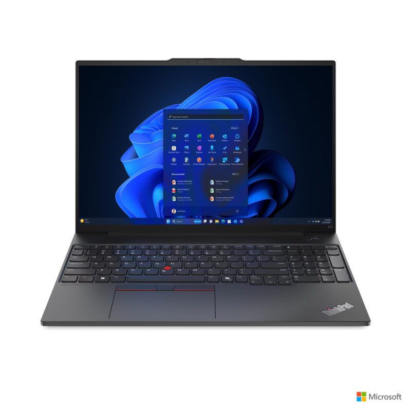 Laptop Lenovo ThinkPad E16 Gen 2, Intel Core Ultra 5 125H, 16GB RAM DDR5, 512GB SSD M.2, Pantalla de 16" WUXGA (1920x1200), Windows 11 Profesional - 21MA009SFJ