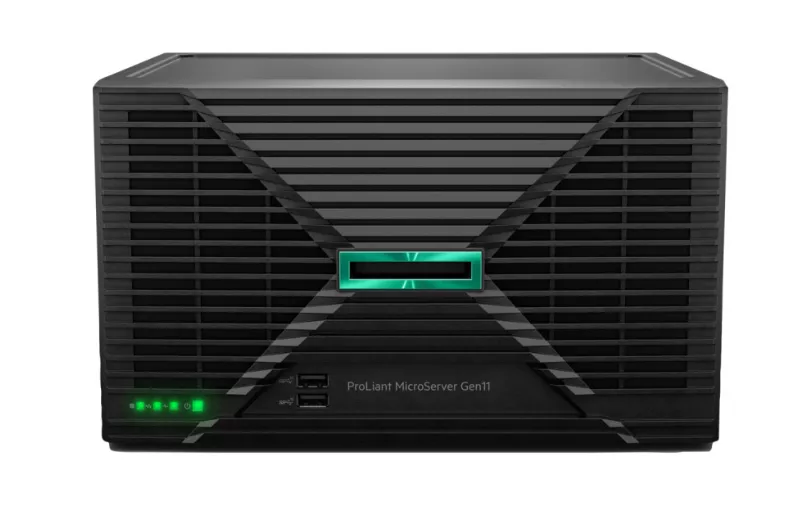 Servidor HPE ProLiant MicroServer Gen11, Intel Xeon E-2434, 16GB DDR5, 2TB, máx. 16TB, 2.5", SATA, Torre Ultramicro - no Sistema Operativo Instalado - P74441-DM5