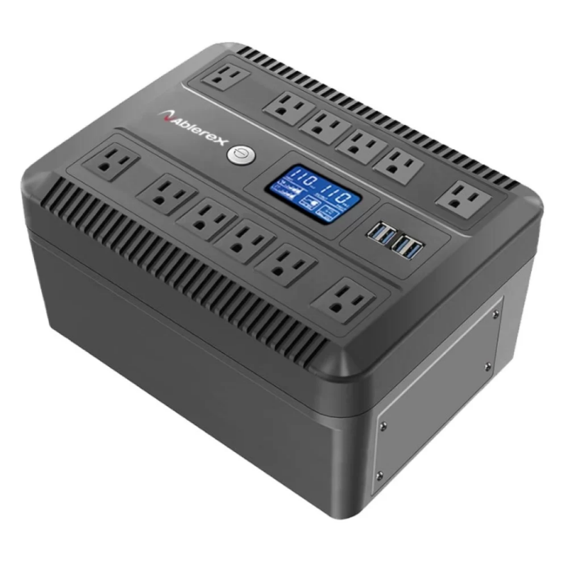 UPS Línea Interactiva Ablerex Pro-Series 750VA – 375W, 12 Tomas - AB-ES750LCD12