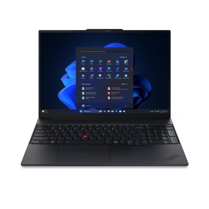 Laptop Lenovo ThinkPad E16 Gen 3, Intel Core Ultra 7 255H, 16GB RAM DDR5, 512GB SSD M.2, Pantalla de 16" WUXGA y Windows 11 Profesional -  21SR007JFJ