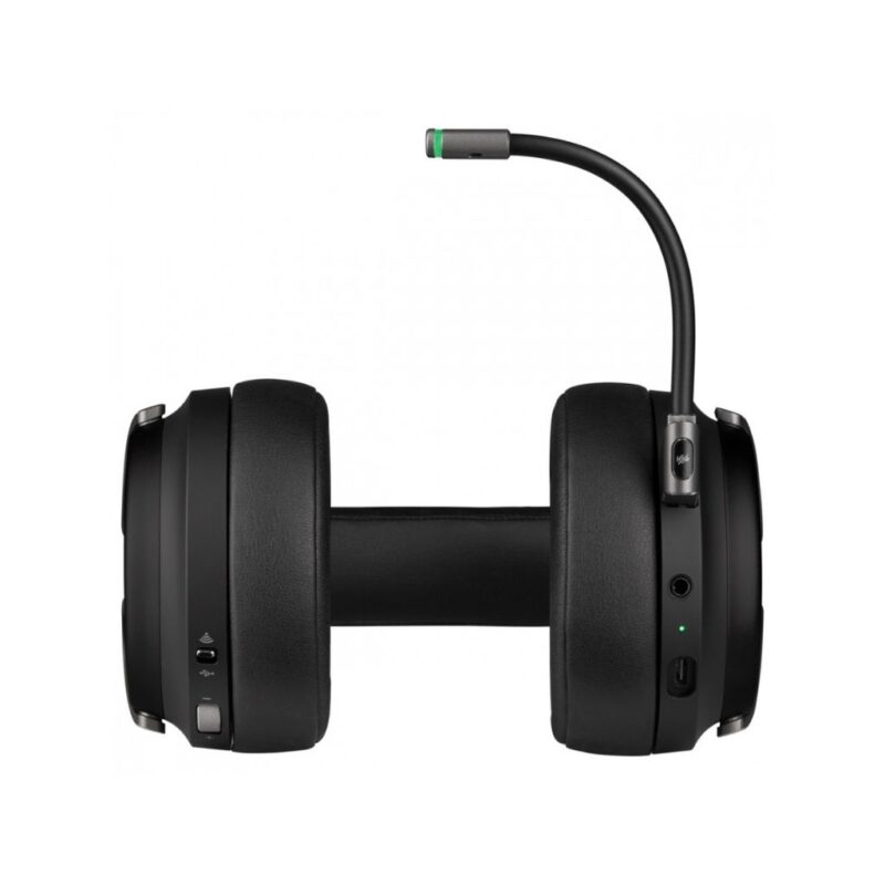 Corsair Audífonos Gamer VIRTUOSO RGB WIRELESS 7.1, Inalámbrico, USB + 3.5mm, Negro - CA-9011185-NA