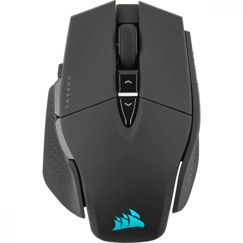 Mouse Gamer Ergonómico Corsair M65 RGB, Inalámbrico, Óptico, 26.000DPI, RF Wireless/Bluetooth/USB-A, Negro - CH-9319411-N