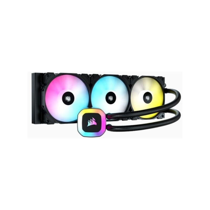 Corsair H150 Enfriamiento Líquido para CPU, 3x 120mm, hasta 1500RPM, Negro - CW-9060054-W