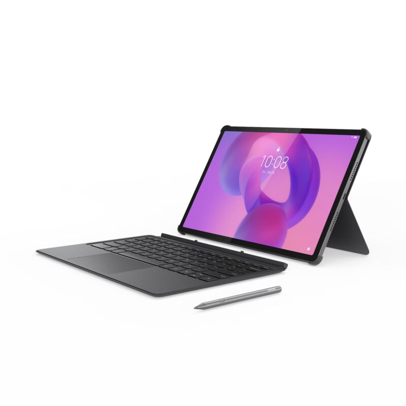 Tablet Lenovo Idea Tab Pro, 12.7" 3K, MediaTek Dimensity 8300, 8GB, 256GB, Teclado + Pen Plus + Audífonos Moto Buds, WiFi - ZAE40155PA