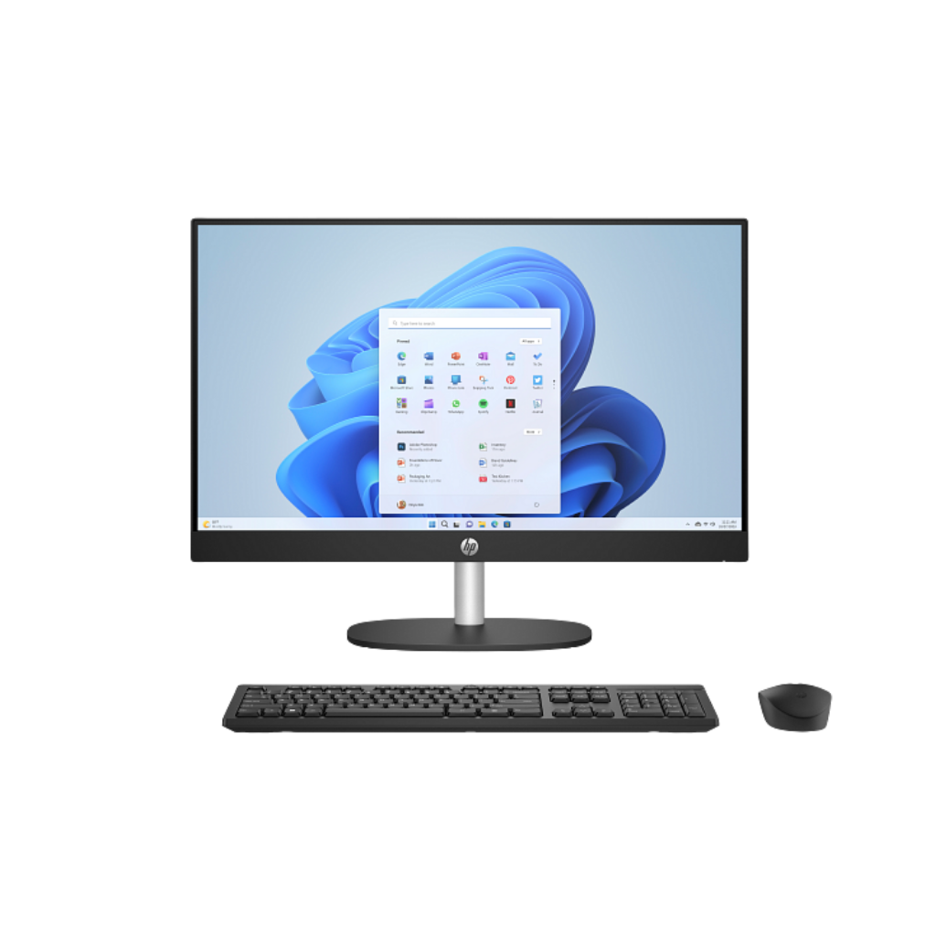 HP All-in-One 24-cr0233la, AMD Ryzen 3 7320U, 8GB RAM LPDDR5, 512GB SSD M.2, Pantalla de 23.8" FHD, Windows 11 Home OEM - BP2E4LA#ABM