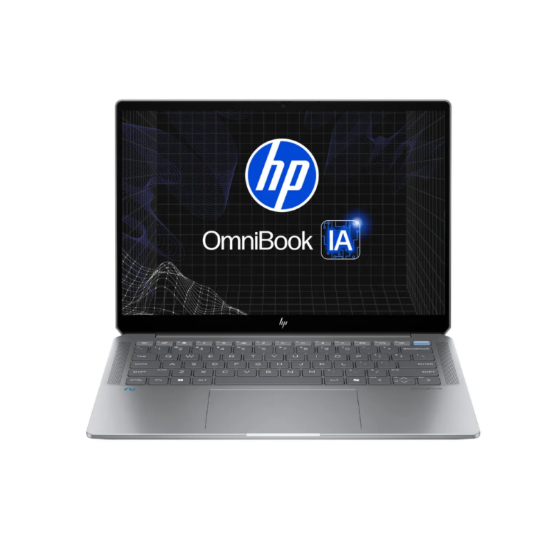 Laptop HP OmniBook Ultra 14-fd0001la, AMD Ryzen AI 9 HX 375, 32GB RAM LPDDR5x, 1TB SSD M.2, Color Plata, Pantalla de 14" multitáctil 2.2K IPS, Teclado en Español Retroiluminado, Windows 11 Home - B84FFLA#ABM