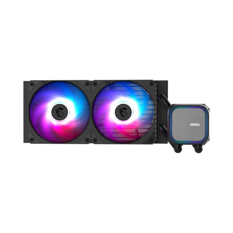 Enfriador de CPU líquido ARGB AIO MSI MAG CORELIQUID A13 de 240 mm (negro) - 824142387764