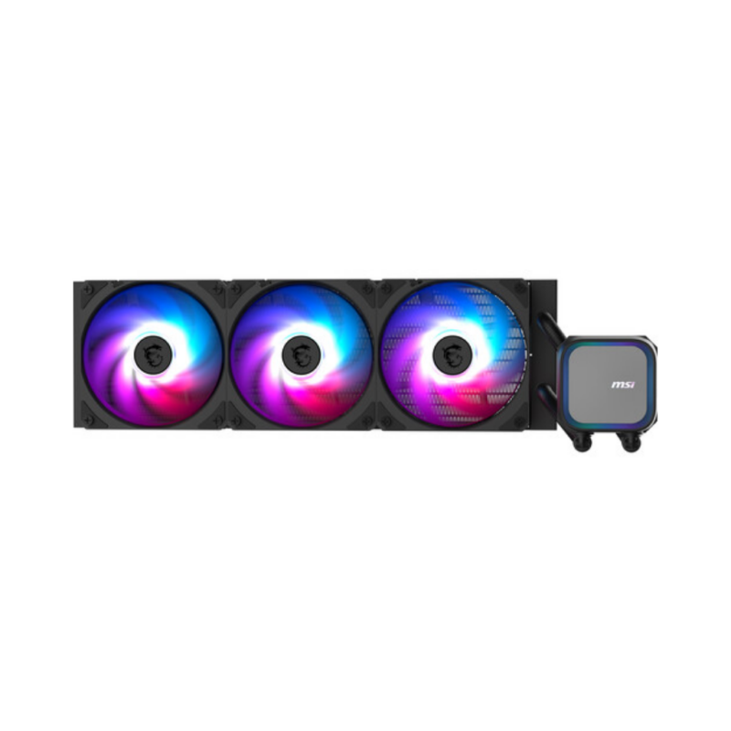 Enfriador de CPU líquido ARGB AIO MSI MAG CORELIQUID A13 de 360 mm (negro) - 824142387771