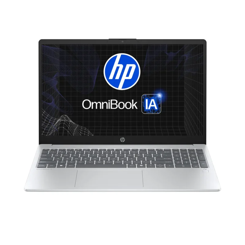 Laptop HP OmniBook 3 AI 15-fn0051la, AMD Ryzen AI 5 340, 16GB RAM DDR5, 512GB SSD M.2, Pantalla de 15.6" FHD, Windows 11 Home - BM2J0LA#ABM