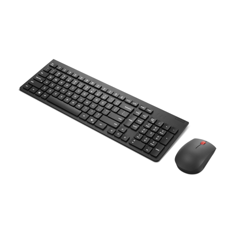 Kit Teclado y Mouse Lenovo Essential - Inalámbrico - Español - Negro - 4X31R64500
