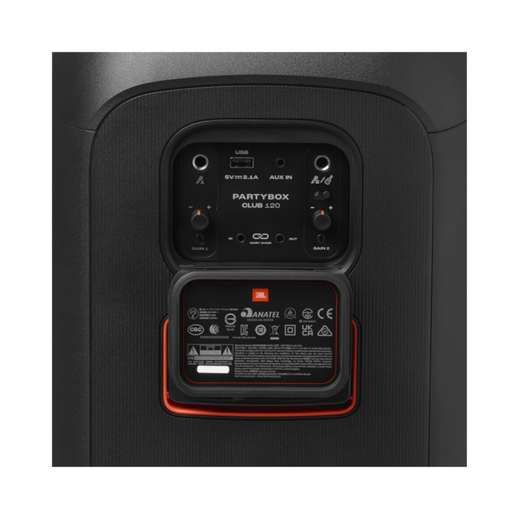 Bocina Portátil JBL Partybox Club 120, Espectáculo de Luces, IPX4, Bluetooth - JBLPBCLUB120AM - Image 3
