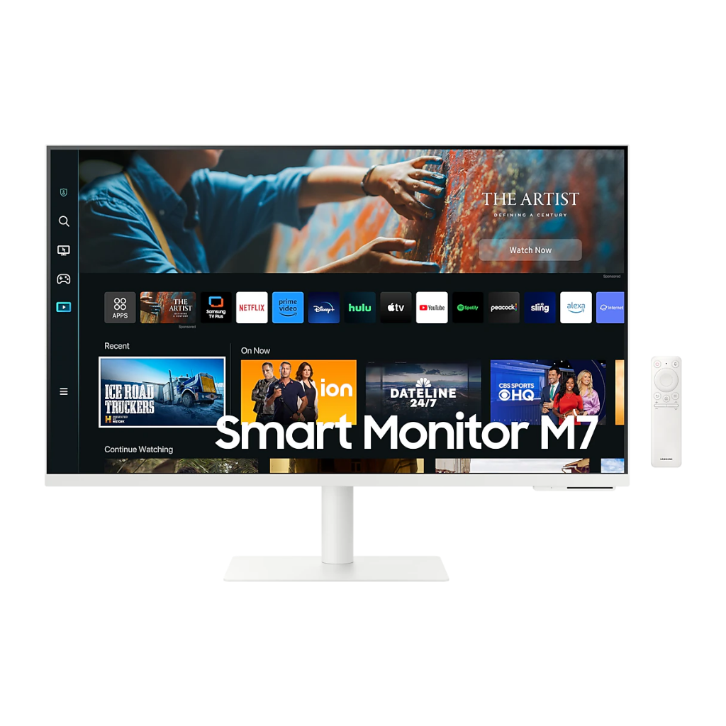 Monitor Samsung M70c LED 32", 3840x2160 4K Ultra HD, 60Hz, HDMI, Bocinas Integradas, Blanco - LS32CM701UNXZA