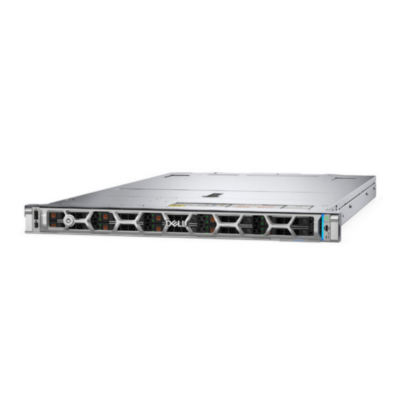 Servidor Dell PowerEdge R470 para RACK, Intel Xeon 6505P, 32GB de RAM DDR5, 480GB SSD SATA, iDRAC 10, 2x fuentes de 1100W, No incluye Sistema Operativo - R470271_6505P132