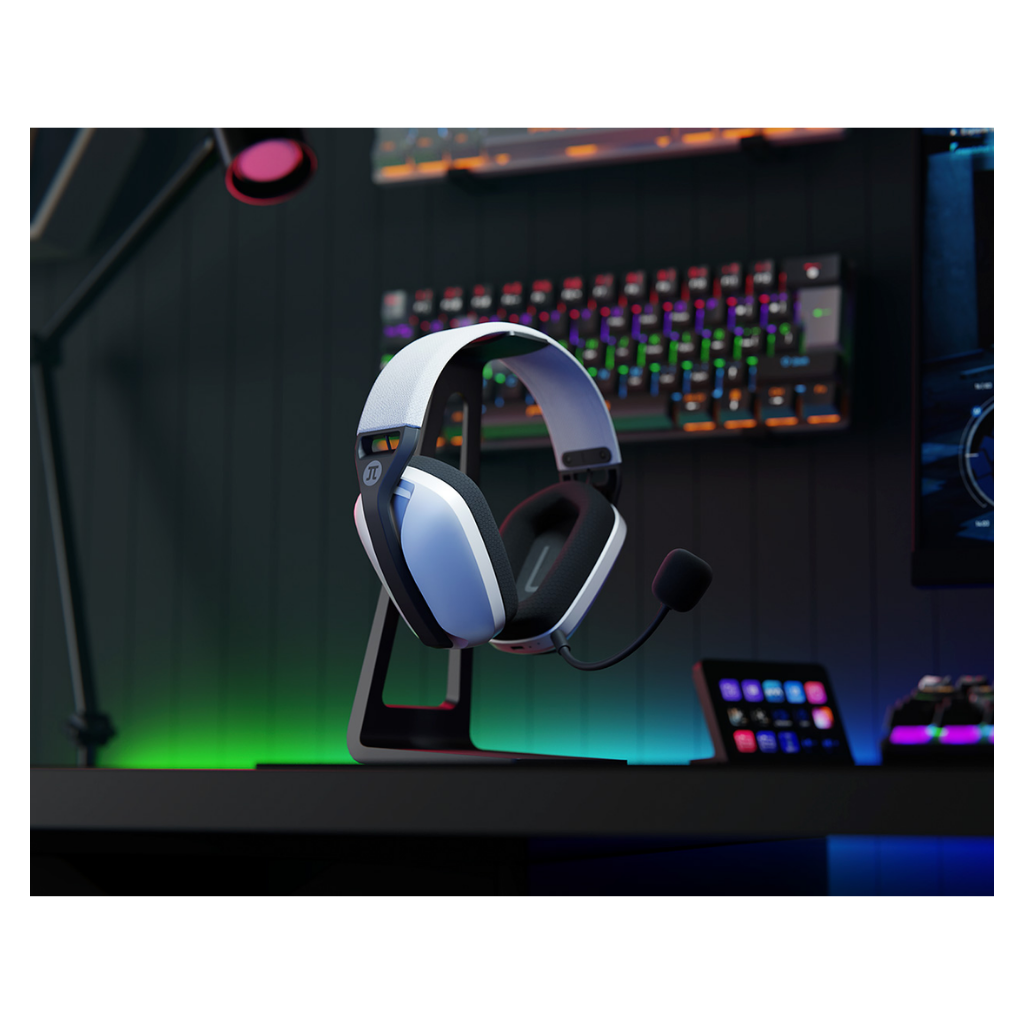 Audífonos Gaming Inalámbricos Bluetooth y 2.4GHz - Blanco - PBH-360W - Image 2