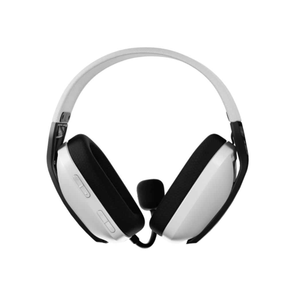 Audífonos Gaming Inalámbricos Bluetooth y 2.4GHz - Blanco - PBH-360W - Image 3