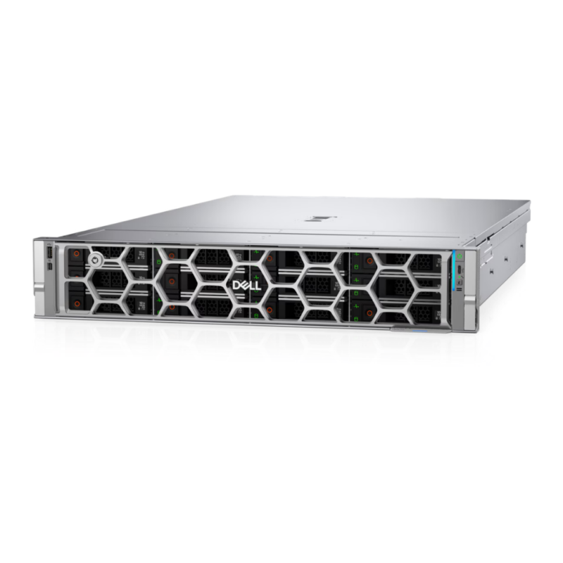 Servidor Dell PowerEdge R570, Intel Xeon 6511P, 32GB RAM DDR5, 480GB SSD 2.5", iDRAC 10, 2x Fuente de poder 1100W, No incluye Sistema - R570271_6511P132